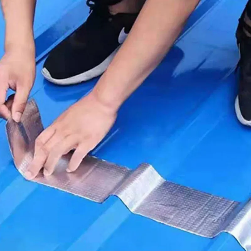 알루미늄 호일, 강한 방수 테이프, 고온 및 누출 방지 씰링 수리, 지붕 호스 수리 유연성