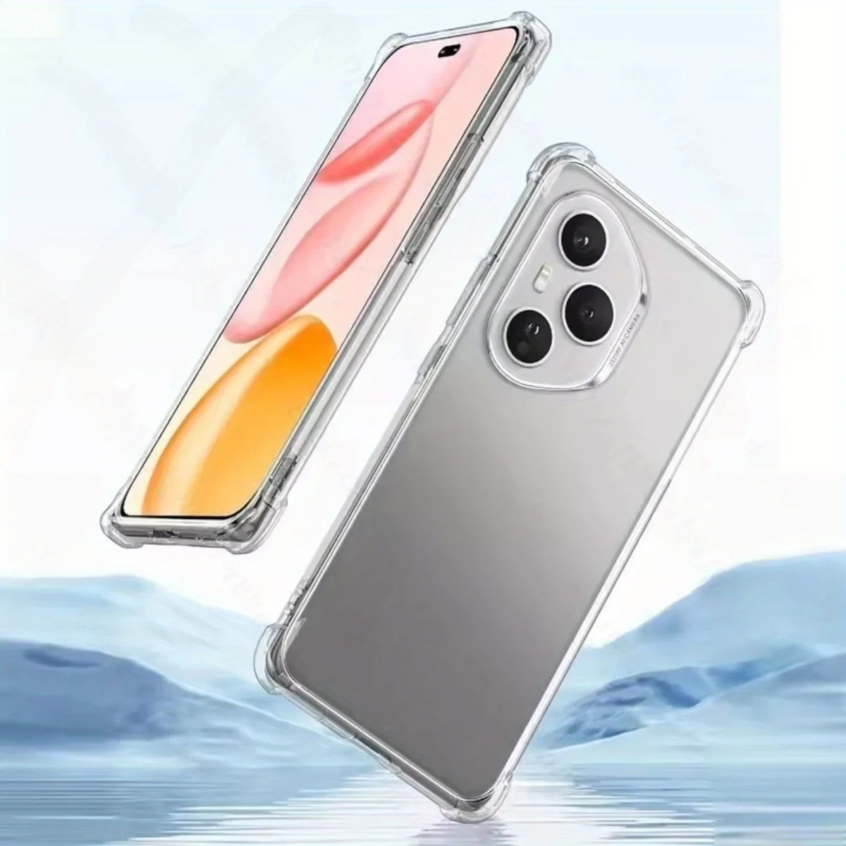 Crystal Clear TPU Silicone Back Cover – Transparent Phone Case