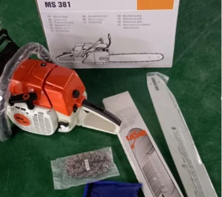 Chain Saw 381, 3.9 KW Power Gasoline Saw with 25-inch Guide 72.2cc Large Displacement Can Be Used for Yard Logging 5