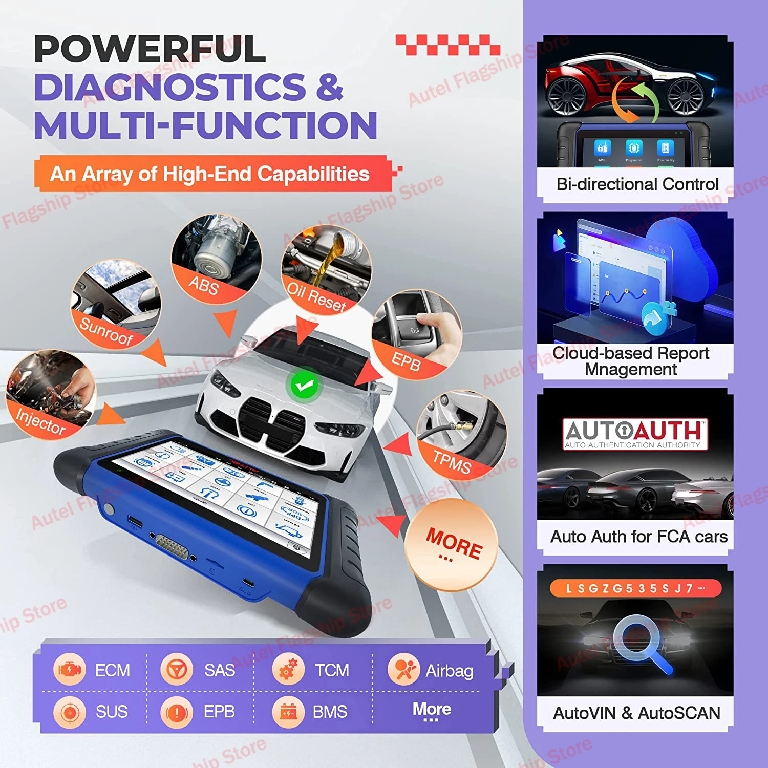 Autel MaxiIM IM508S XP400 PRO Car Key Programming Tool OBD2 Scanner IMMO Key Programmer Diagnostic Auto Scanner PK KM100 IM508