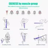 5~125lbs Tpe Gym Resistance Bands Gym Equipment for Home Boxing Yoga Exercise Equipment  Shoulder Back Rehab for Woman Man 3