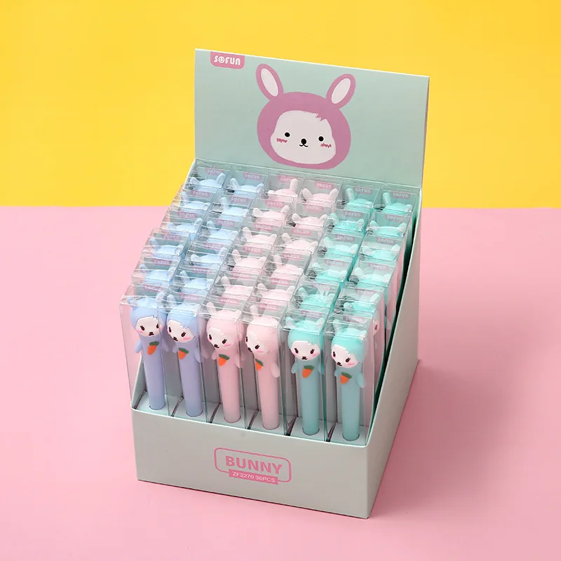 stylo-rmaterielle-en-silicone-souple-version-coreenne-lapin-radis-dessin-anime-tridimensionnel-36-pieces