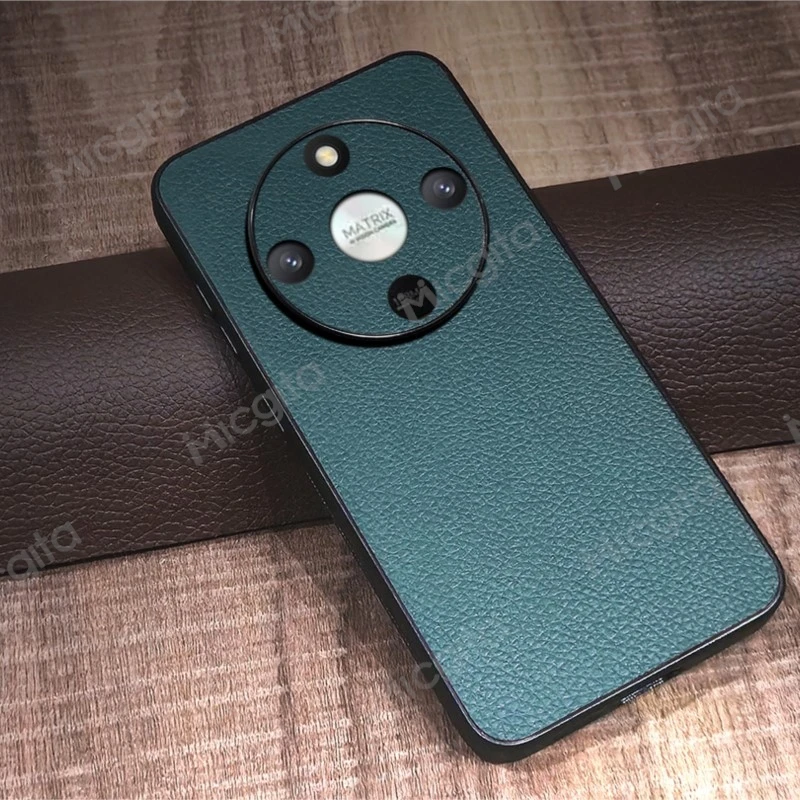 Leather Shockproof Business Case - Durable Luxury Cover