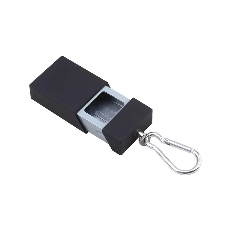 1pc Fashion Portable Lid Keychain Pocket Mini Metal