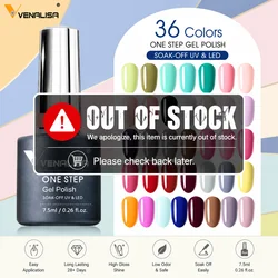 Venalisa HEMA-Free Autumn Collection Gel Nail Polish Kit - 6 Vibrant Fall Shades (2212 6pcs 3in1 kit)
