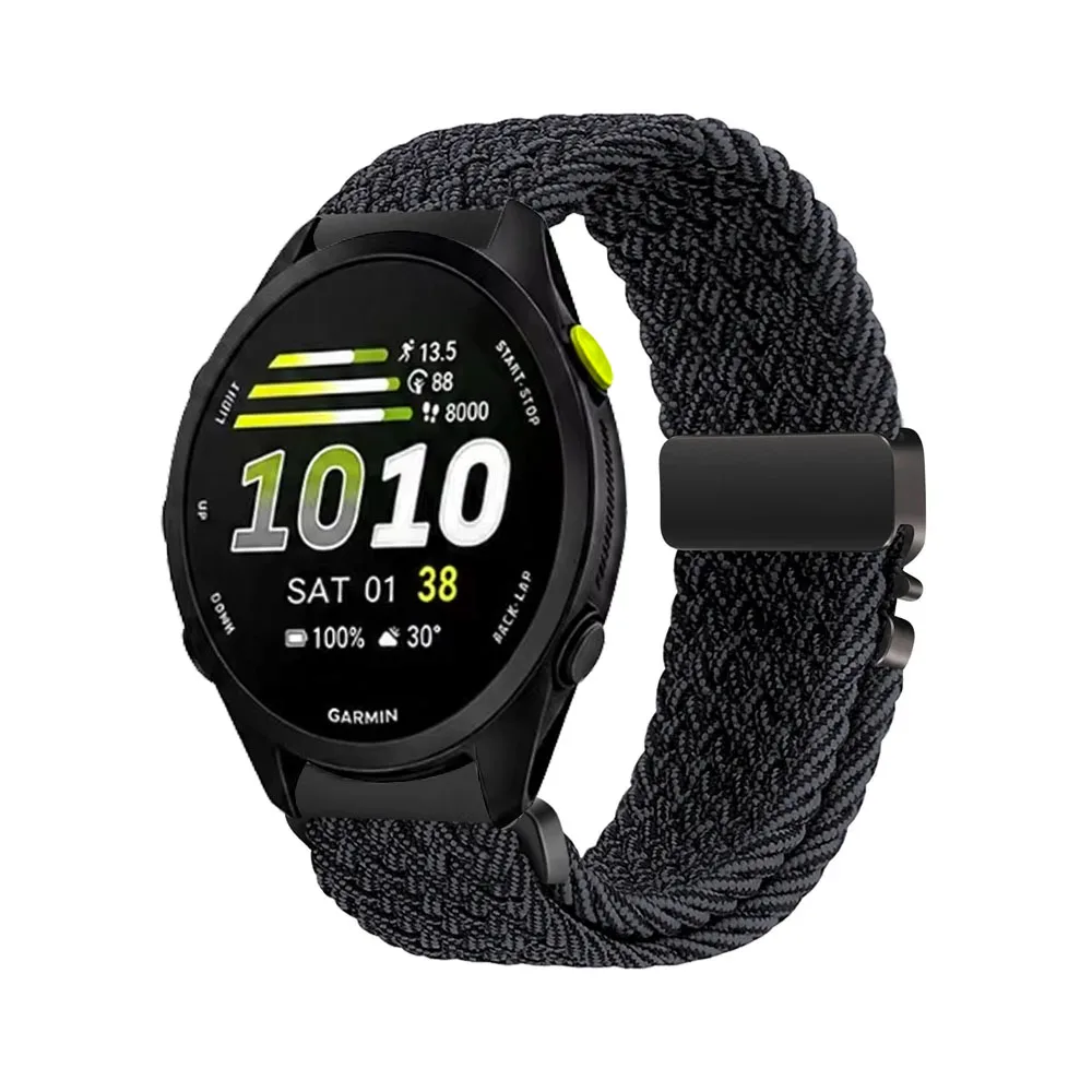 Nylon Parachute Buckle Adjustable Watchband, 20mm/22mm Strap