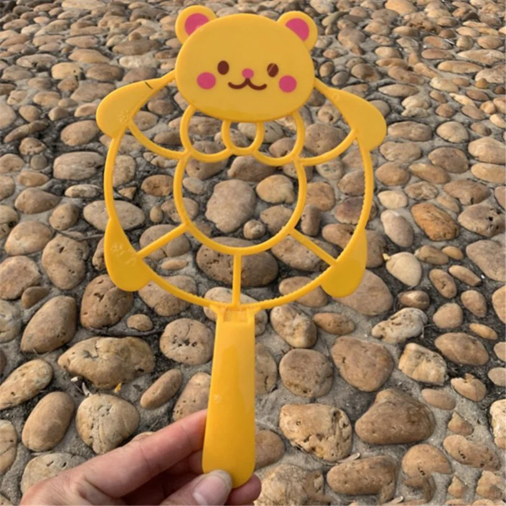 6PCS/set Tong Bear Bubble Show Performance Props Tools Creative Fun Big Bubble Ring Big Bubble Water Blowing Bubble 3