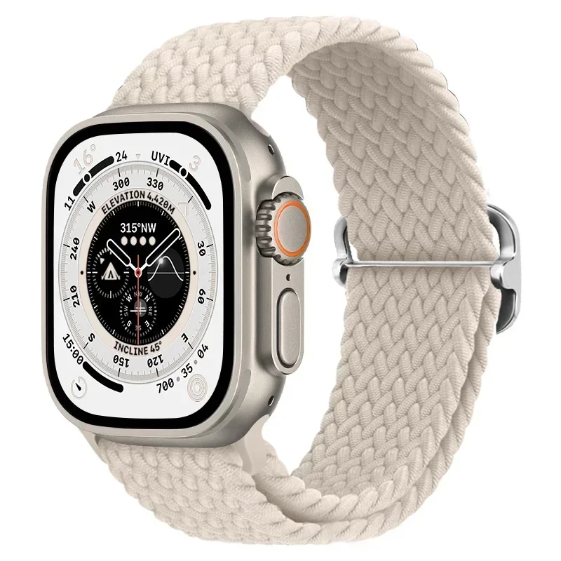 Adjustable Nylon Strap for Smartwatch - Versatile & Stylish Bracelet Band