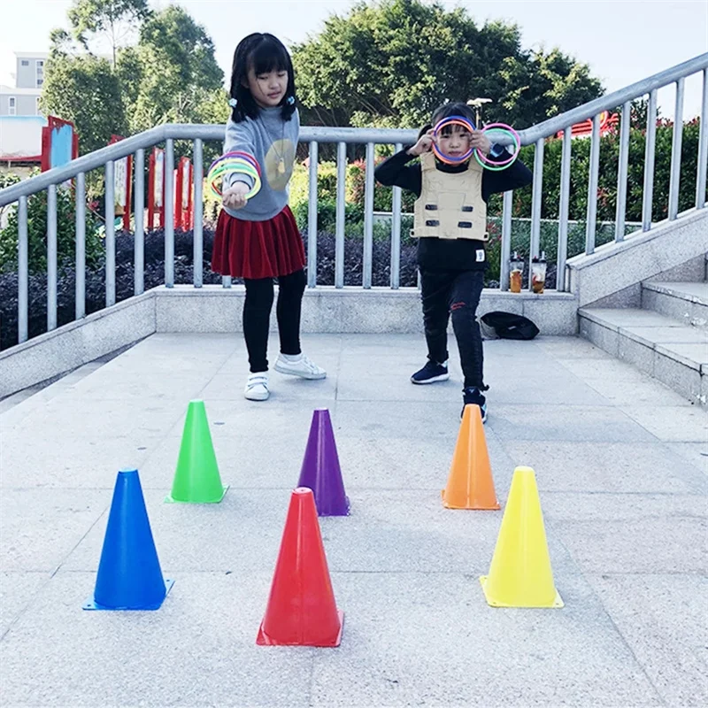 5 Logo Buckets Throwing Rings Cones Parent-child Interactive Sensory Training Indoor And Outdoor Games Children's Toys - Bilde 2