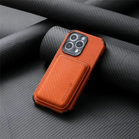 suitable for iPhone13Pro mobile phone case back sticker Magsafe magnetic card bag fiber pattern Apple 12 card sleeve
