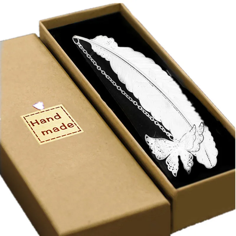 Pretty Metal Bookmark for Teacher Appreciation Thank You Gifts School Supplies 2022 Leaves Tassel Book Marks for Friend Gift