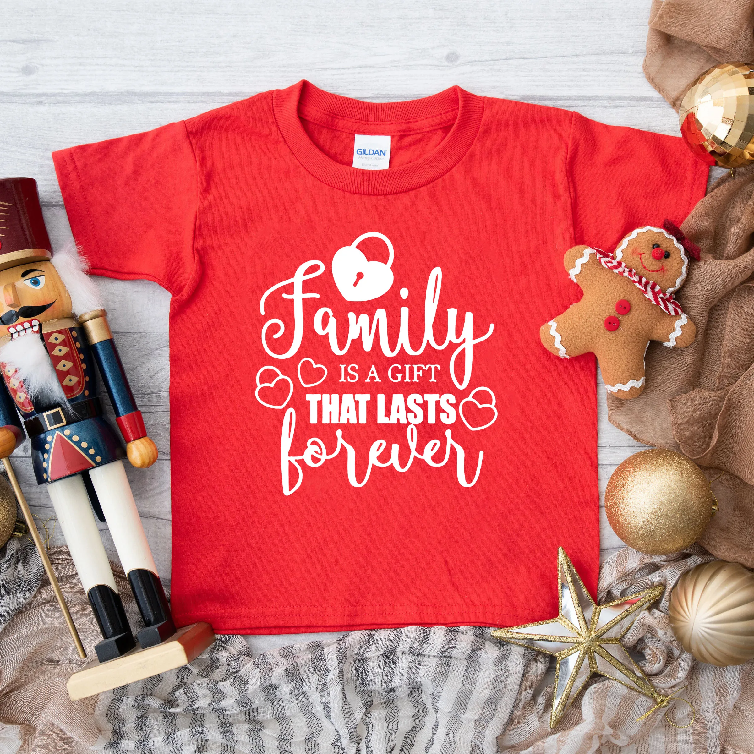 Valentine's Day Family Matching Outfit Family Is A Gift That Lasts - Main Image