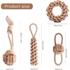 Cat Dog Rope Toys Cleaning Teeth Grinding Teeth Interest Interactive Wear Resistant Knot Toy Play Entertainment Pet Supplies 4