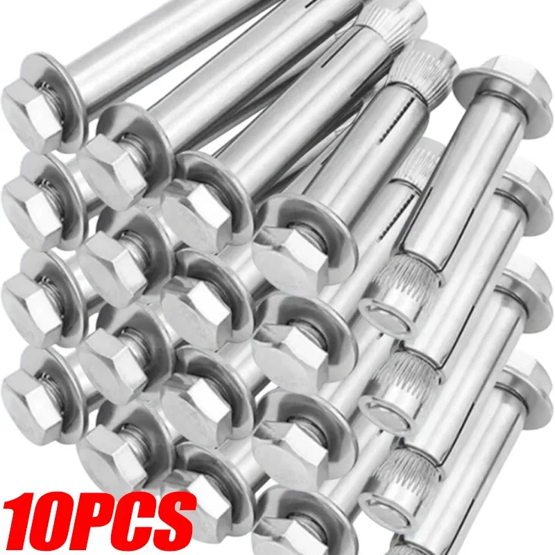 PernosdeExpansiónM6M8M10M12deAceroInoxidable,TuercasHexagonalesExternas,PernosdeExpansión,Anclajes,Fijaciones,PernosMetálicosparaConcreto