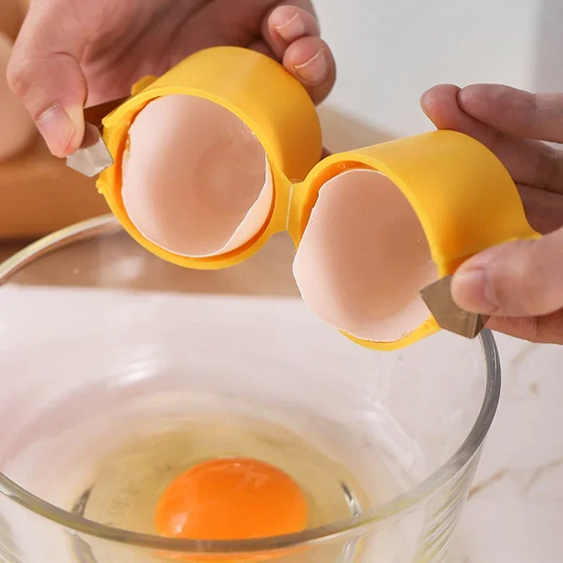 Eggshell Separator Stainless Steel Convenient for Peeling Kitchen And Home Use