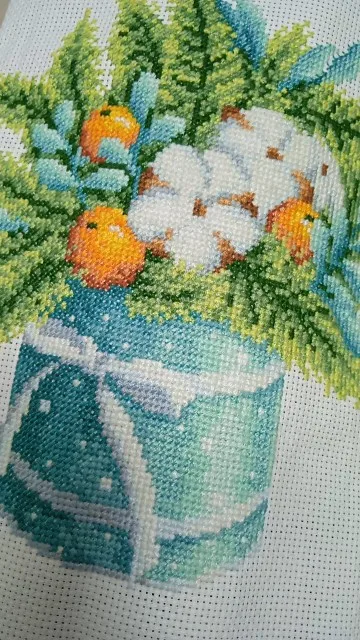 Embroidery fabric cross stitch kit cotton bouquet cross stitch kit flower package aida 18ct 14ct unprint canvas fabric embroidery diy handmade needlework