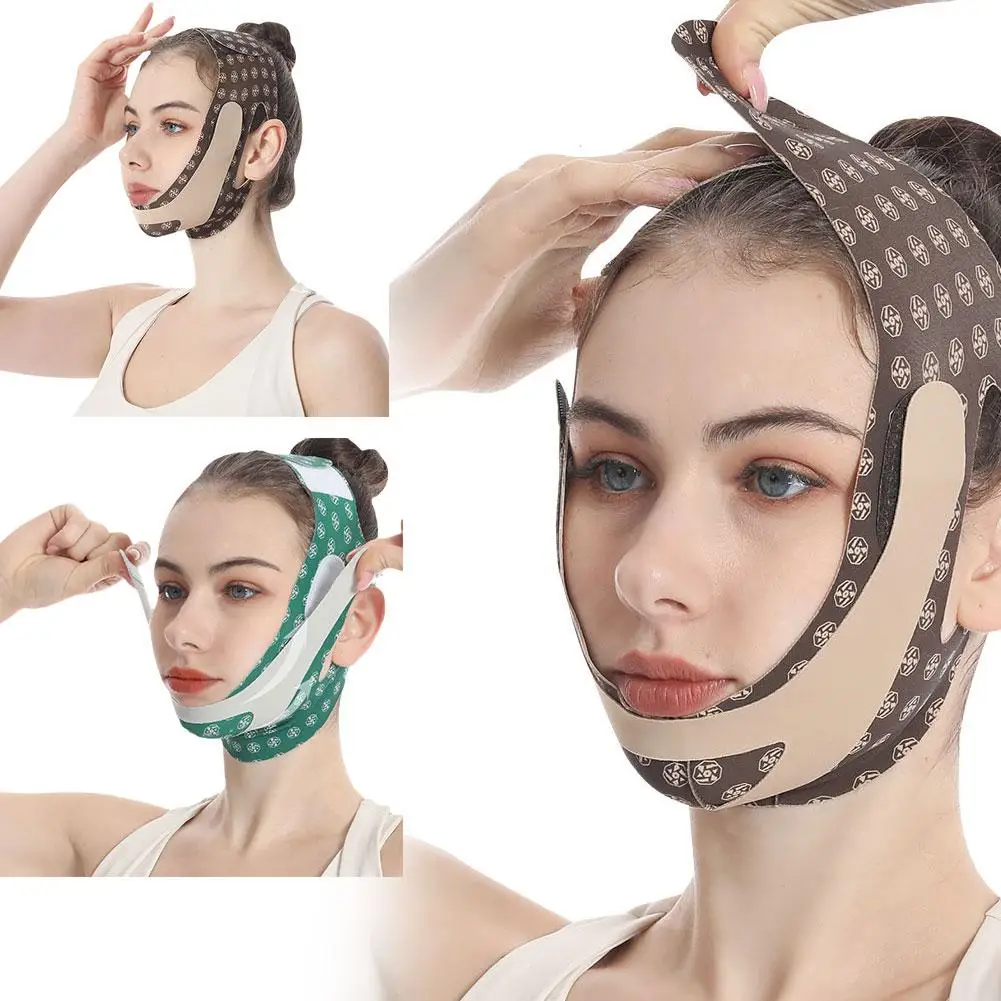 Maschera Per Il Mento V Line Shaping Maschere Per Il Viso Scolpire Il Viso Cintura Per Il Sonno Maschera Antirughe Anti Cinturino Viso Lifting Viso Di