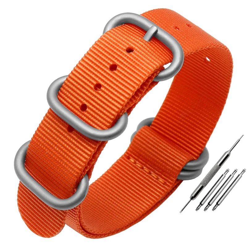 Durable Waterproof Nylon Watch Strap for Army Sport Watch - Multiple Sizes Available