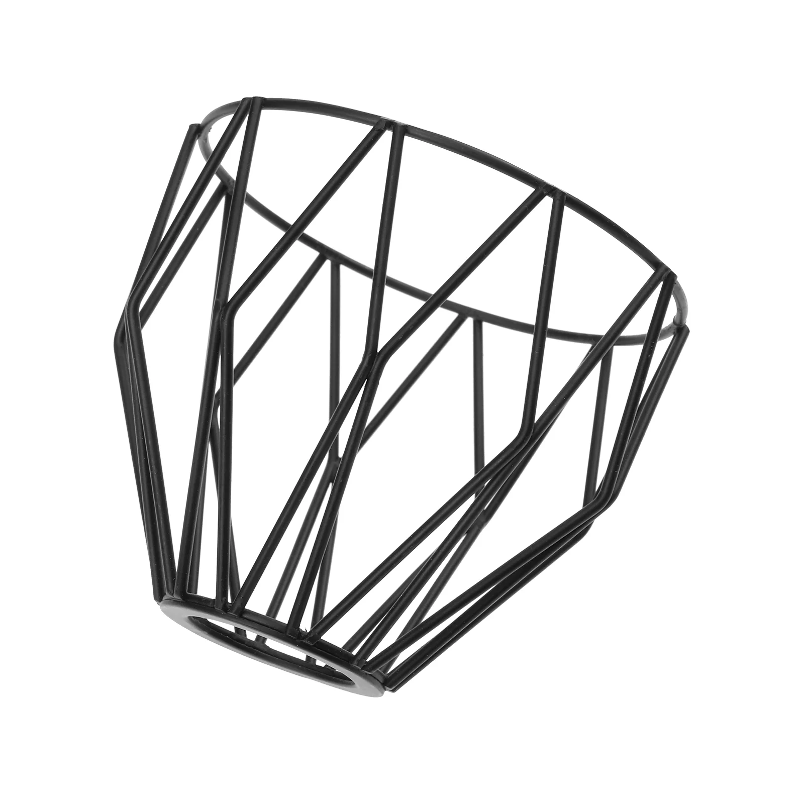 

Iron Wire Retro Decor Metal Wire Lamp Basket Industrial Light Bulb Cage Vintage Open Style Lamp Guard Ceiling Fan