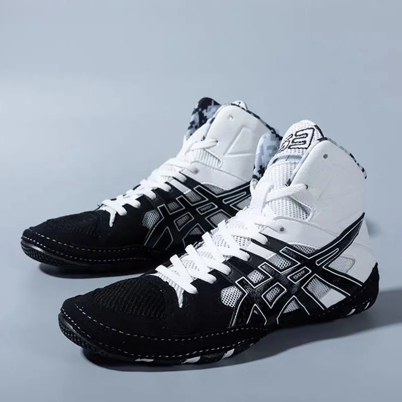 Men's Professional Wrestling Shoes Boots Light weight Fighting Boxing Shoes High Quality Mesh Breathable Training Sneakers
