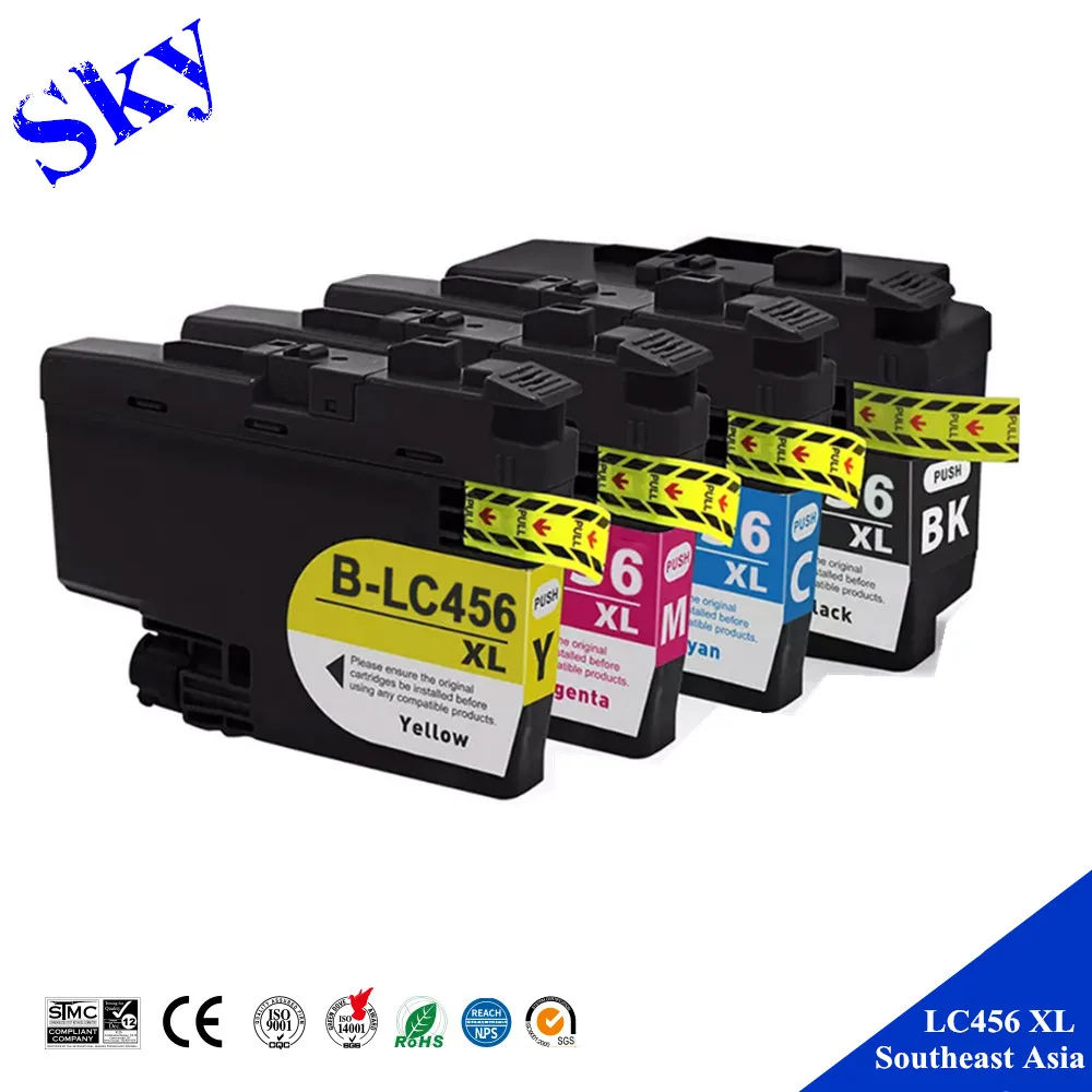 

Sky LC456 XL LC456 Compatible Ink cartridge For Brother MFC-J4340DW / MFC-J4540DW Printer