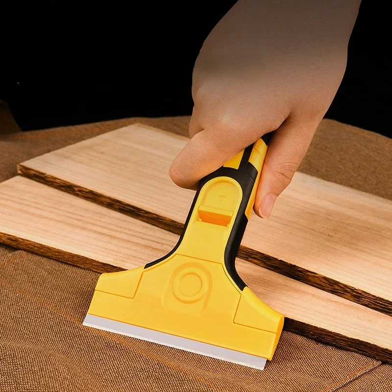 Deli Cleaning Scraper 200mm for Glass Floor Tiles with 5 Pcs Blades Multifunction Household Cleaning Tools Knife