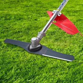 A Set of Universal Double-Edged Weeder Cutters with 6/9 Adapter Kit, Using High Manganese Steel Blades, Lightweight Design, Saving Fuel and Power, Suitable for Rotating Brush Cutting Accessories for Gardening Lawn Mower 1