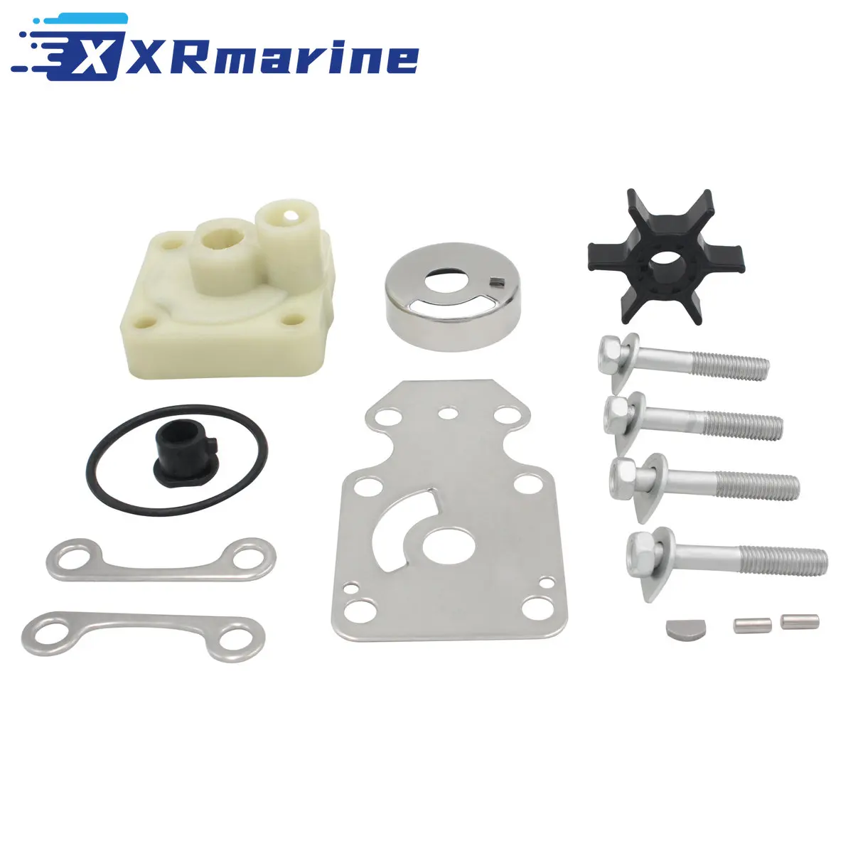 6AH-W0078 Water Pump Impeller Kit For Yamaha 4 Stroke 15 20 HP Outboard F15C F20 6AH-W0078-00 6AH-W0078-A2 18-3479 outboard engine parts boat motor parts water pump impeller kit