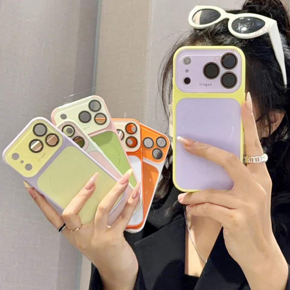 Magnetic Phone Case For Iphone 16 15 14 13 Pro Max Shockproof Cover_voghion.com