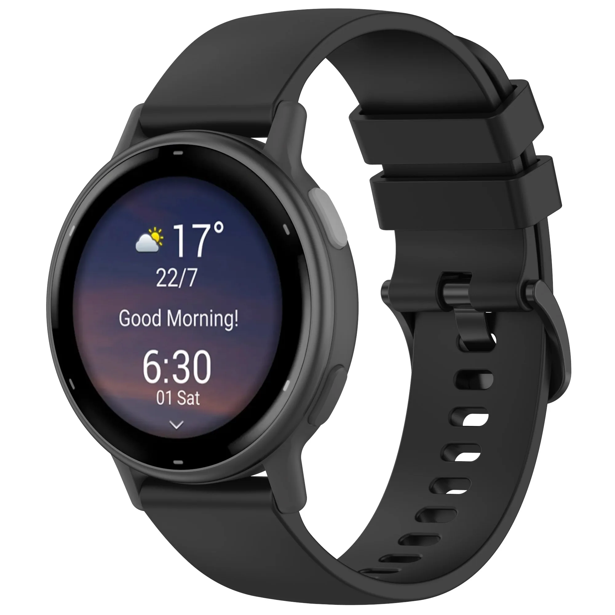 20mm Sport Silicone Smart Watch Strap Wristband