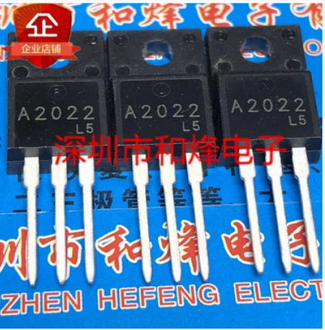 

Free shipping 100PCS A2022 2SA2022 TO-220F -50V -7A