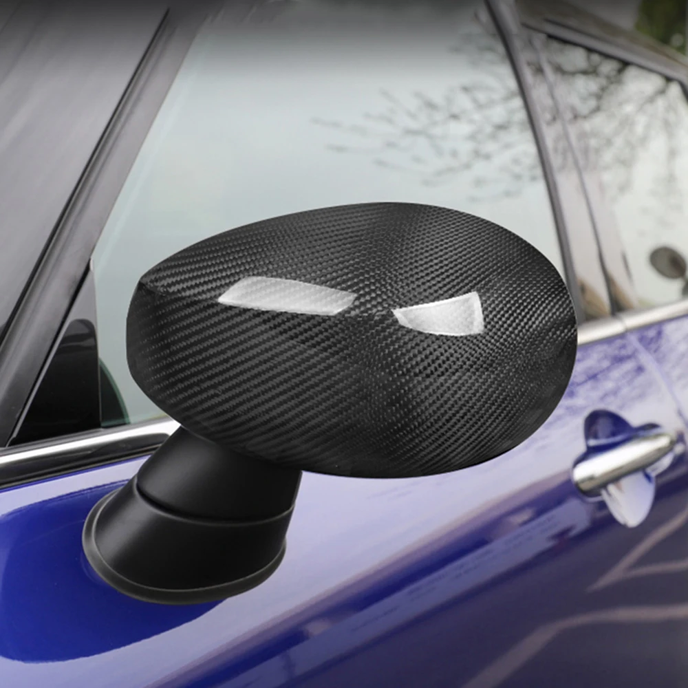 Car Rear View Mirror Cover Case Carbon Fiber Shell For Mini Cooper Jcw
