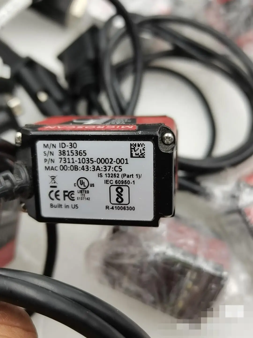

USED MICROSCAN ID-30 7311-1035-0002-001 Reader TESTED