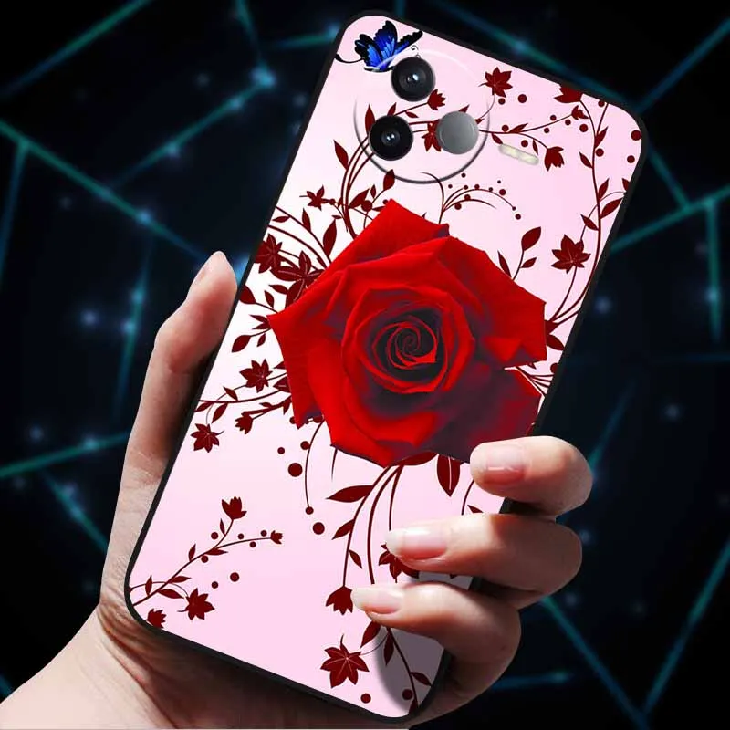 Cartoon Painted Soft Silicon Phone Case - TPU Protective Cover