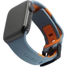 

High quality silicone strap for Apple Watch band 44/45mm 40/41mm meteorite two-color bracelet apple watch series 7 6 SE 5