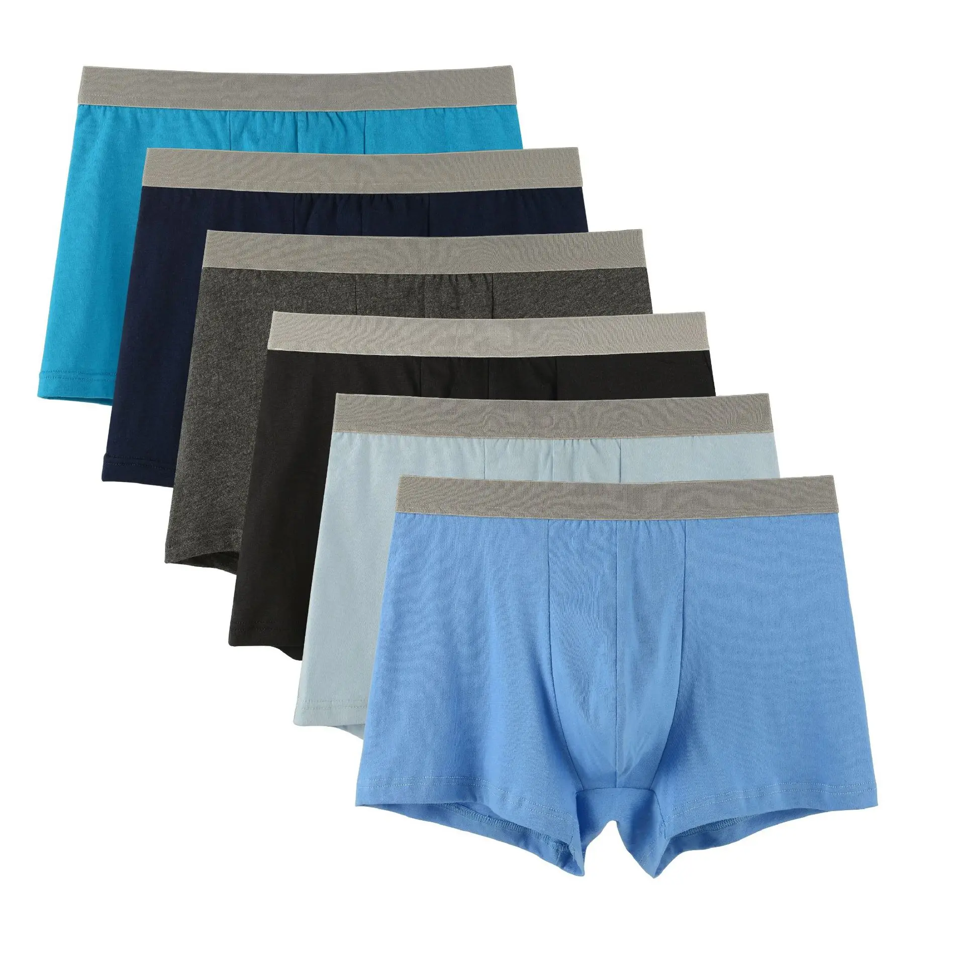 Cotton Men Boxer Panties Comfortable Breathable Underpants Underwear ...