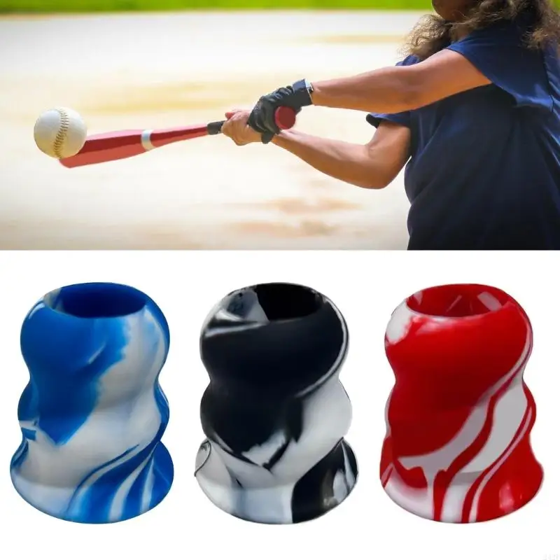 Baseball Bat Taper Grip Silicone Baseball Bat Taper Cover Sleeve Nonslip Outdoor Baseball Grip Tape Baseball Accessories