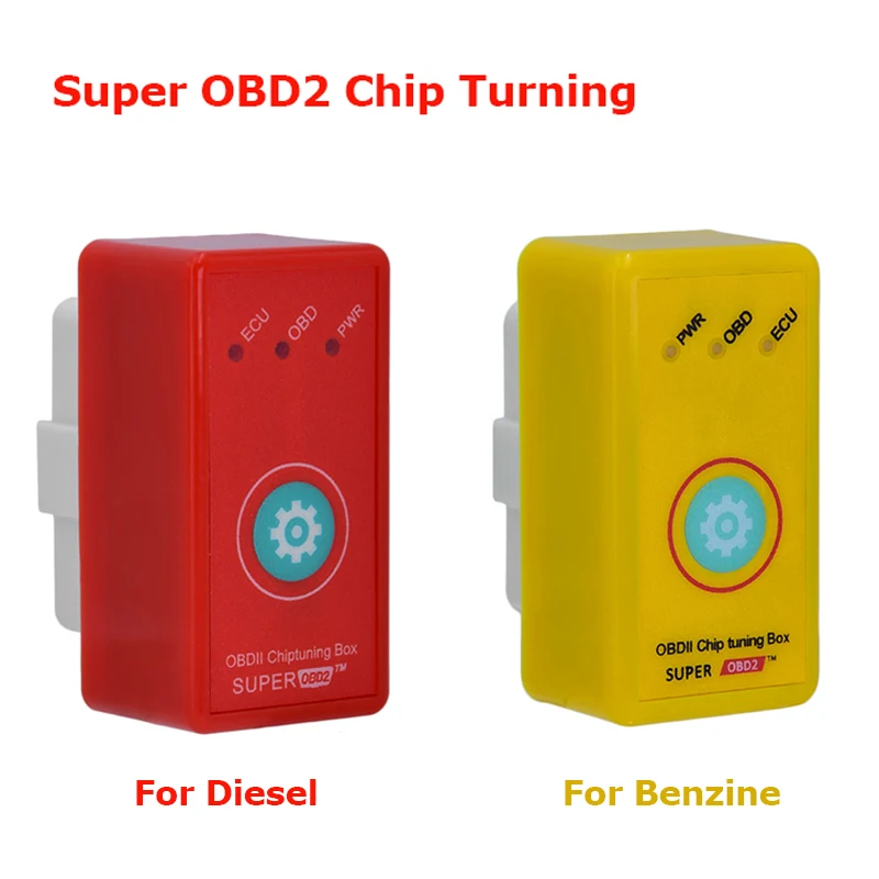 Super OBD2 ECU Chip Tuning Box Tool Superobd2 Reset Button Save Fuel ECOOBD Nitro OBD 2 For Diesel/Benzine OBDII Interface