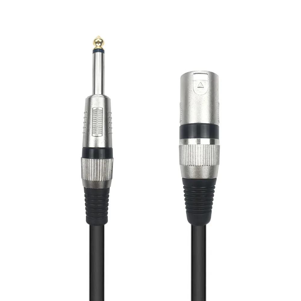 1Pc 3  XLR -1/4 6.35mm   ÷  ̺ OFC ũ  1m  ̺ ޴ XLR Ŀ