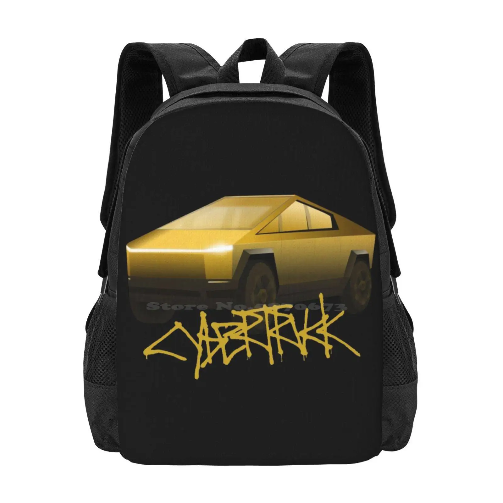 Cybertruck Fashion Pattern Design Travel Laptop School Zaino Bag Cyber Truck Elon Musk Cybertruck Elon Musk Cyber