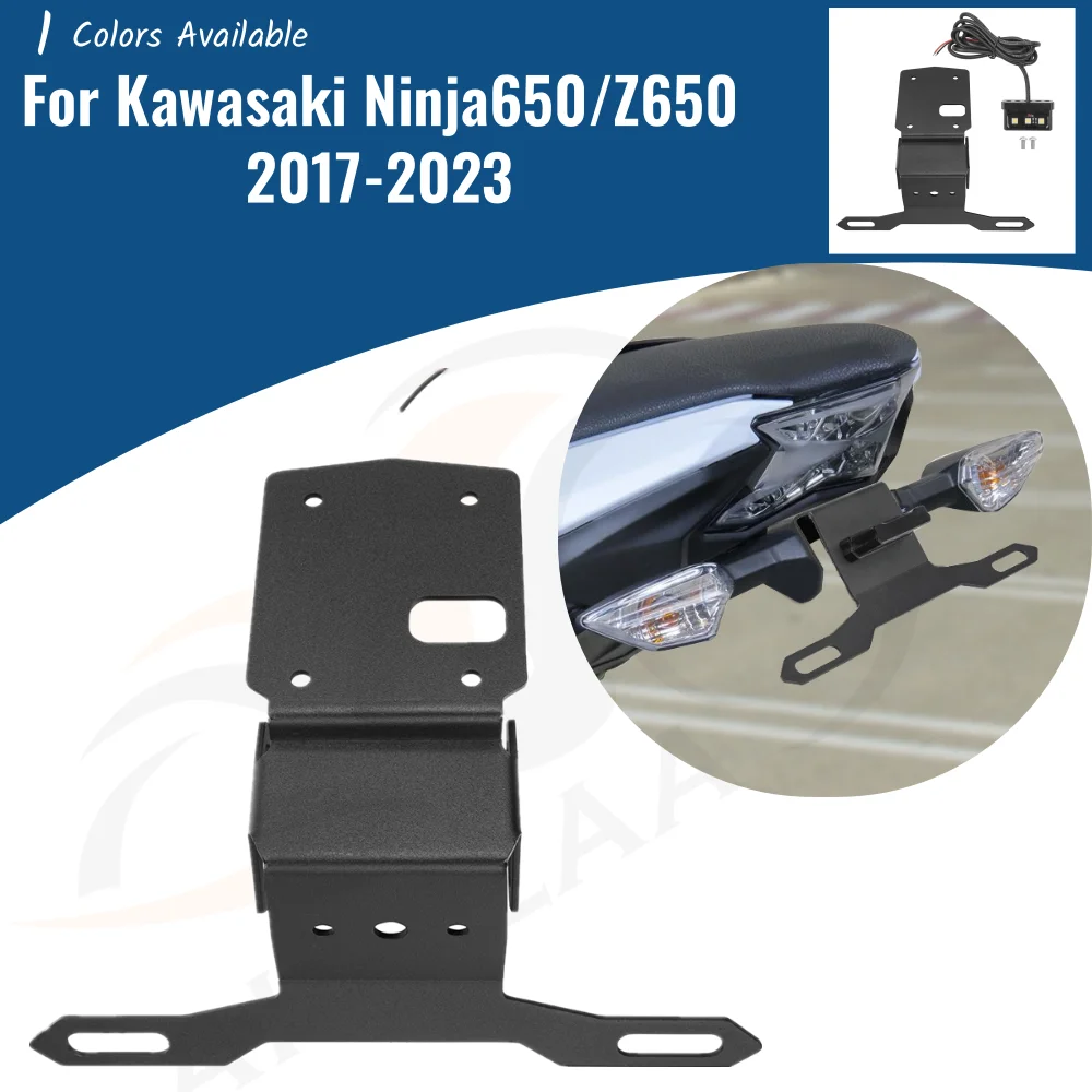 Per Kawasaki Ninja Z 650 2017-2023 2022 2021 Ninja650 Z650 Porta Targa Moto Coda Posteriore Tidy Fender Eliminator Kit