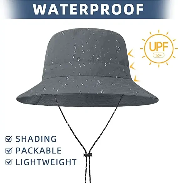 Sun Hats Fisherman Hat Sunscreen Hats Bucket Hats Sun Hat Summer Waterproof Bucket Hats