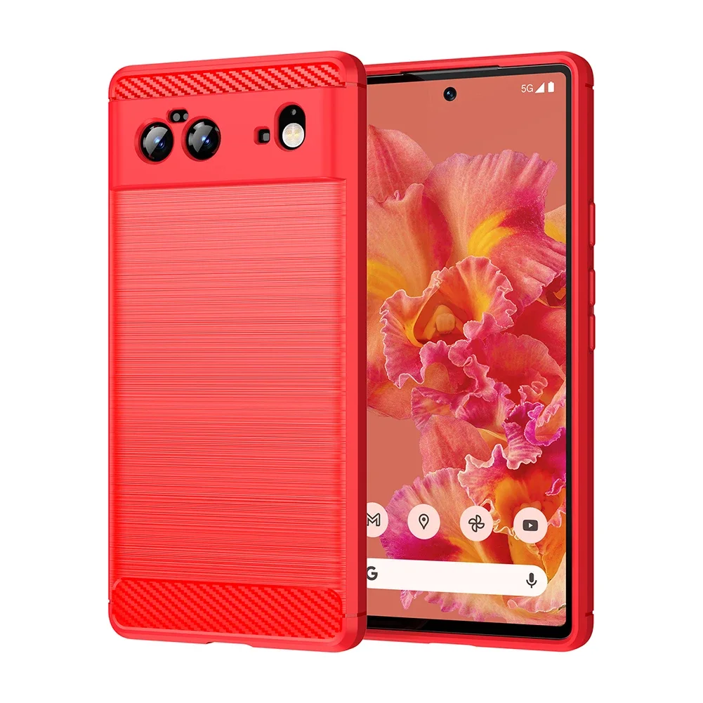 Enhanced Silicone TPU Carbon Cover - Matte Finish Protective Case