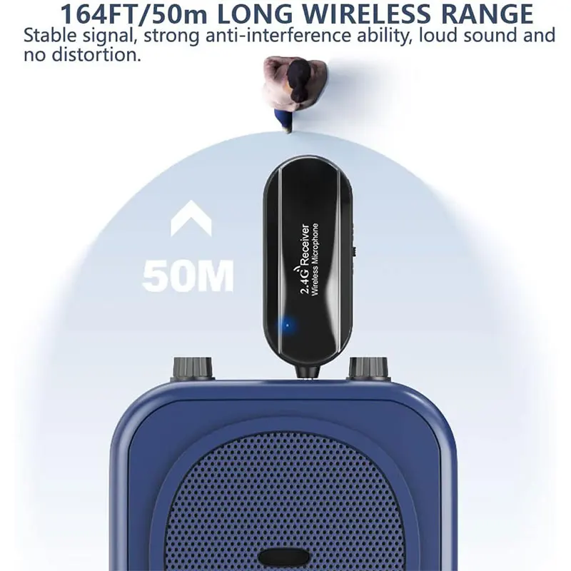 전문 무선 헤드셋 마이크 송신기 음성 PA 시스템 용 Microfone 라디오 기타 교육 피트니스 요가 게임 마이크