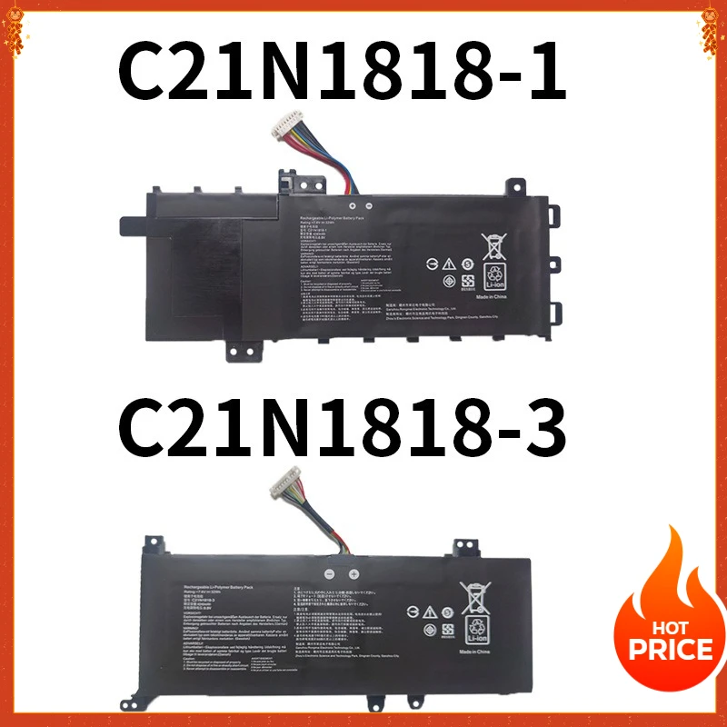 C21N1818 Laptop Battery for ASUS VivoBook 15 X512FA X509FB A509FA A409FL F509FJ X509UA F512FA F512FJ X512DK R564DA R564FA S512DK