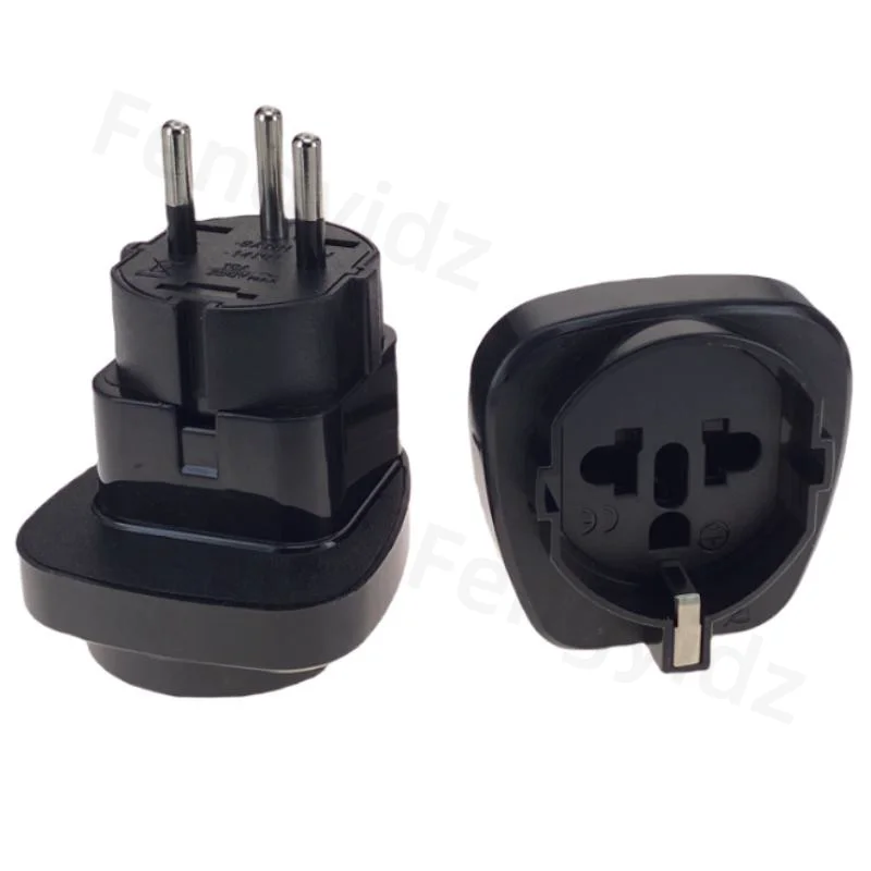 Travel Adapter Israel to US/Italy/Brazil/Schuko Universal Electric Plug Adapter converter pluggable embedded 250V 10A