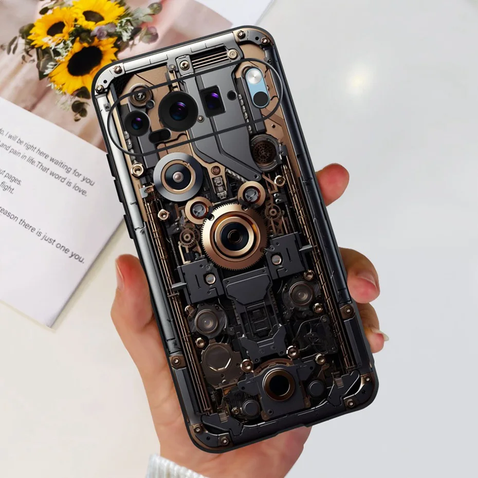 Fashion Dragon Metal Style Black Silicone Case - Soft TPU Phone Cover