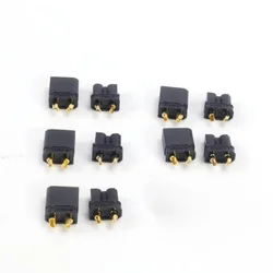 Ultimate XT30 - U Bullet Connectors Set with Heat Shrink Tubing - Enhanced Power Battery Plugs (5pairs XT30 Black)