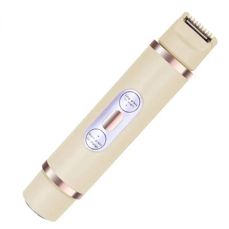 Dual-Head Electric Shaver Painless Women's Epilator Bikini Hair Removal Device Automatic Hair Trimmer Underarm Facial Lips Leg 6