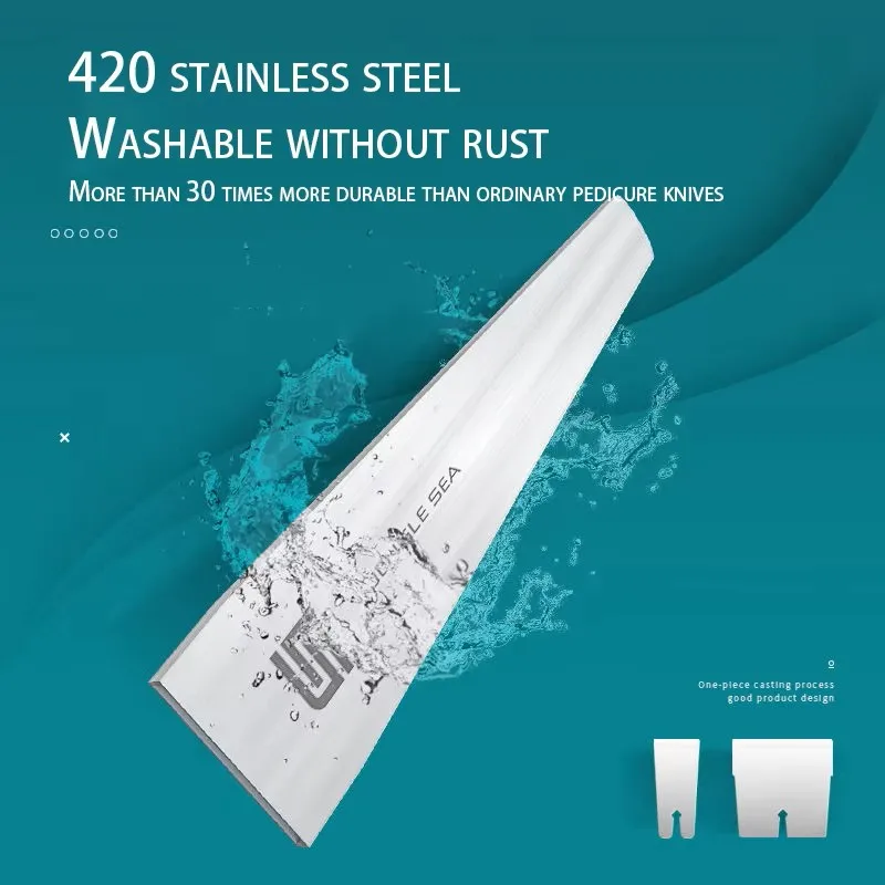 의료 페디큐어 칼 자란 발톱 와이어 죽은 피부 캘러스 리무버 엑스 폴리 에이 팅 일회용 발가락 손톱 페디큐어 블레이드 페디큐리스트